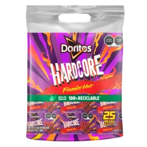 1 B Sabritas Doritos Hardcore Flamin Hot Sabritas 25 PZS