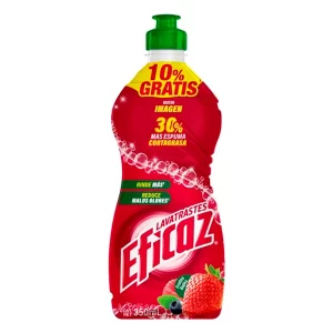 Detergente Eficaz Líquido Frutos Rojos 350 MLL