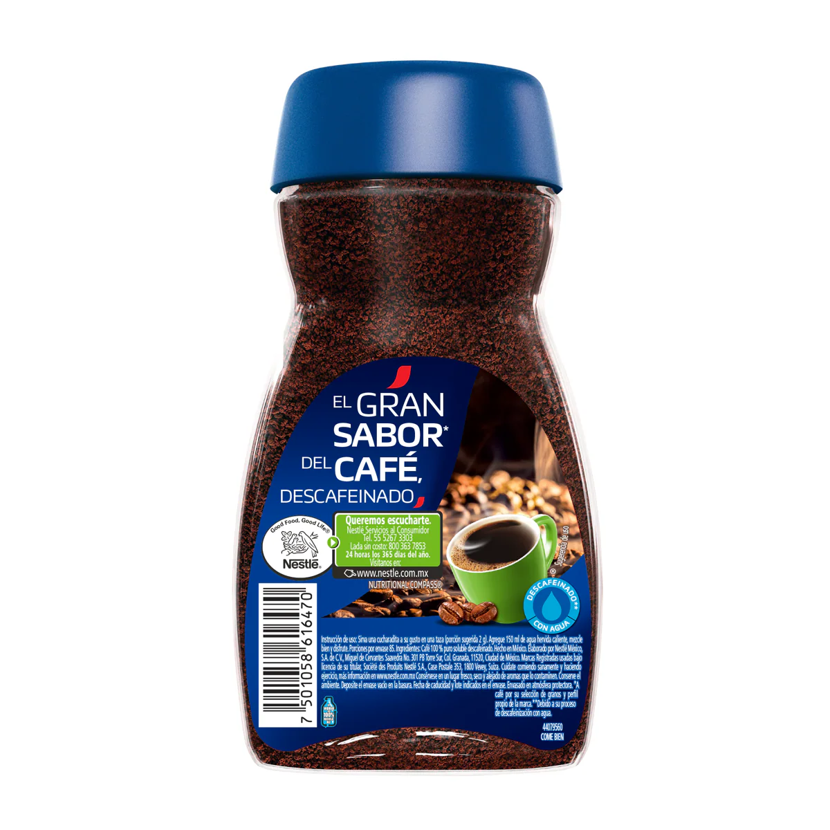 Café Soluble Descafeinado Nescafé Decaf 170g - Imagen 2