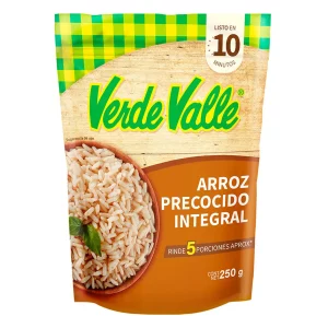 Arroz Verde Valle Precocido Integral 250 GRS