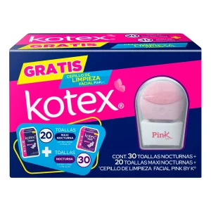 T Kotex Maxi Noc 20Pz/Noc30Pz/Cep.Pink Kotex . 3 PZS