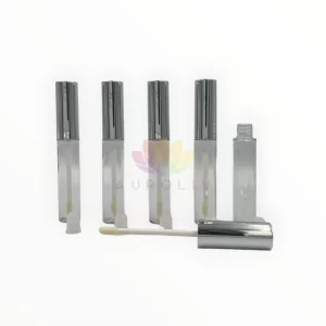 Pack envase lip gloss plateado 10ml